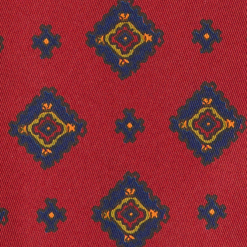 CRAVATTA IN SETA ROSSA