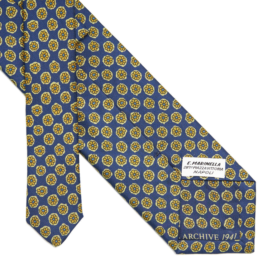 CRAVATTA IN SETA BLU