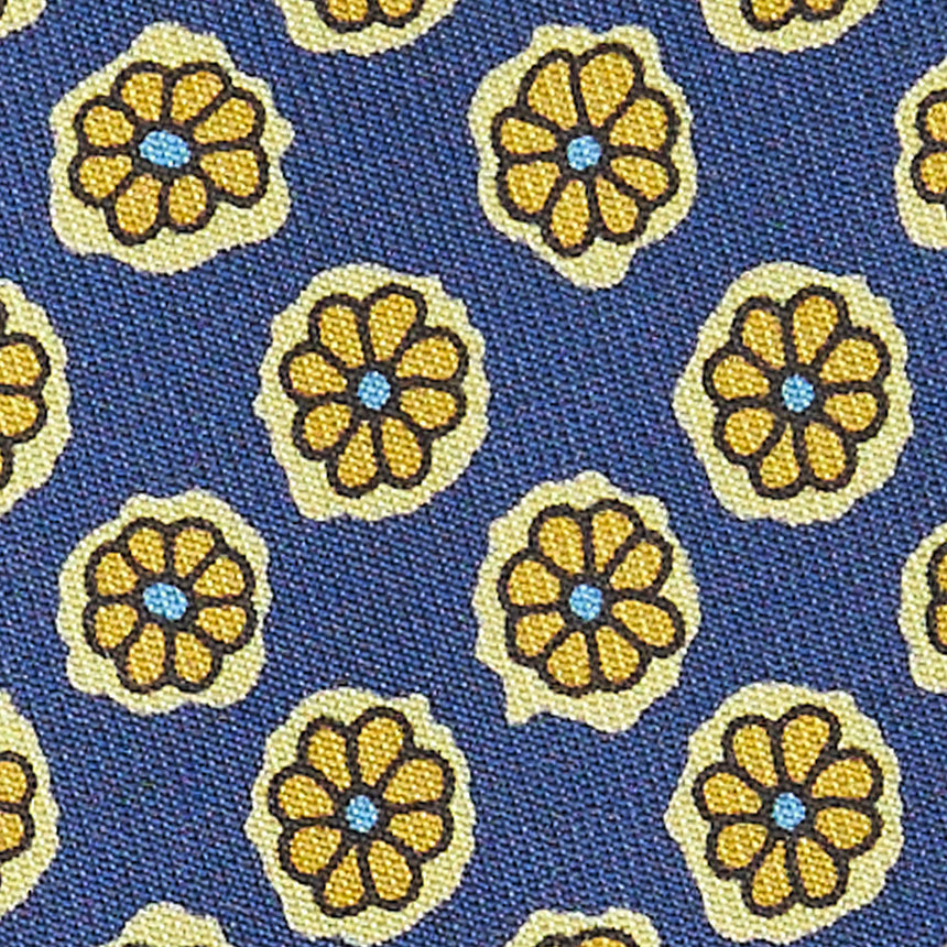 CRAVATTA IN SETA BLU