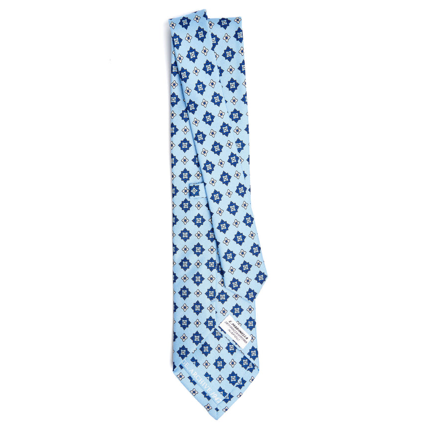 LIGHT BLUE SILK TIE