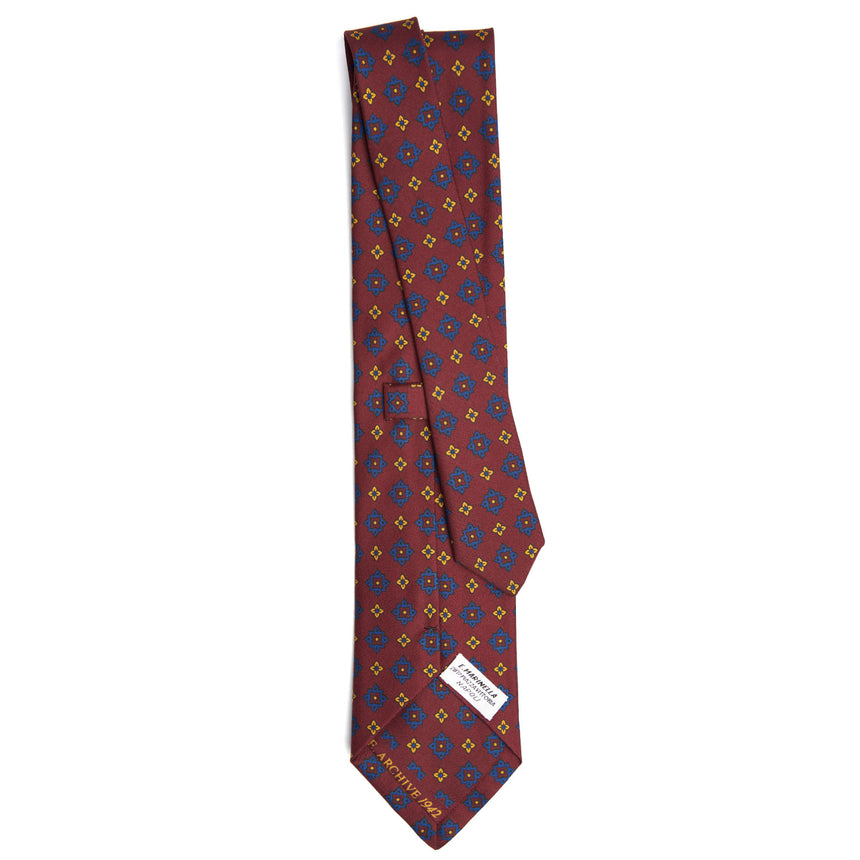 burgundy_silk_tie_archivio_collection_1942_05_full_back_view