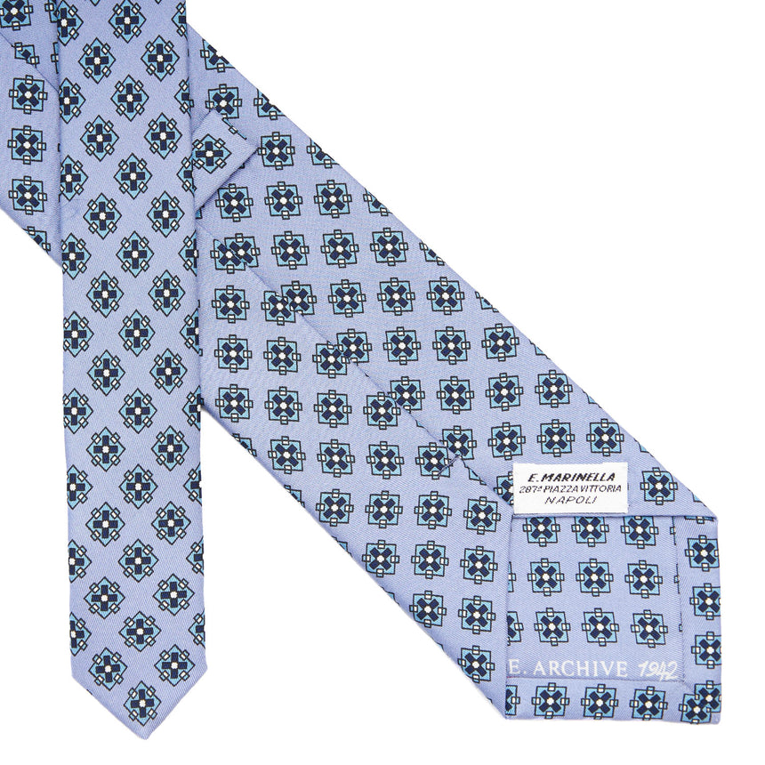 LIGHT BLUE SILK TIE