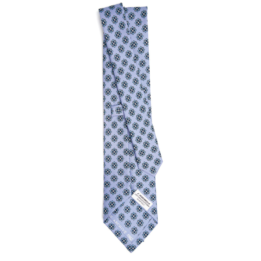 LIGHT BLUE SILK TIE