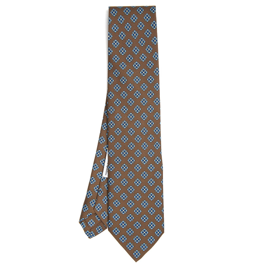 DARK BROWN SILK TIE