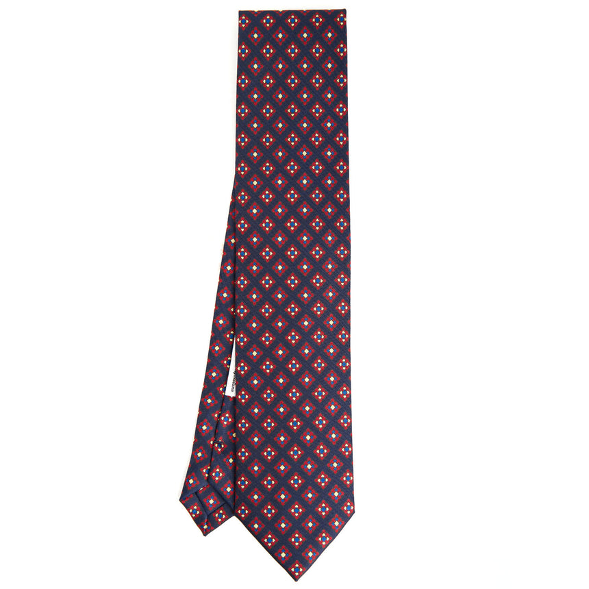 DARK BLUE SILK TIE