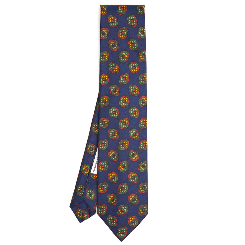 CRAVATTA IN SETA BLU SCURO