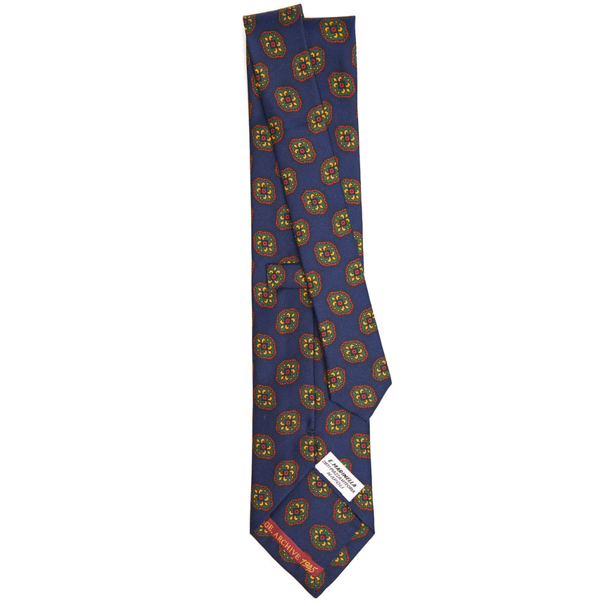 CRAVATTA IN SETA BLU SCURO