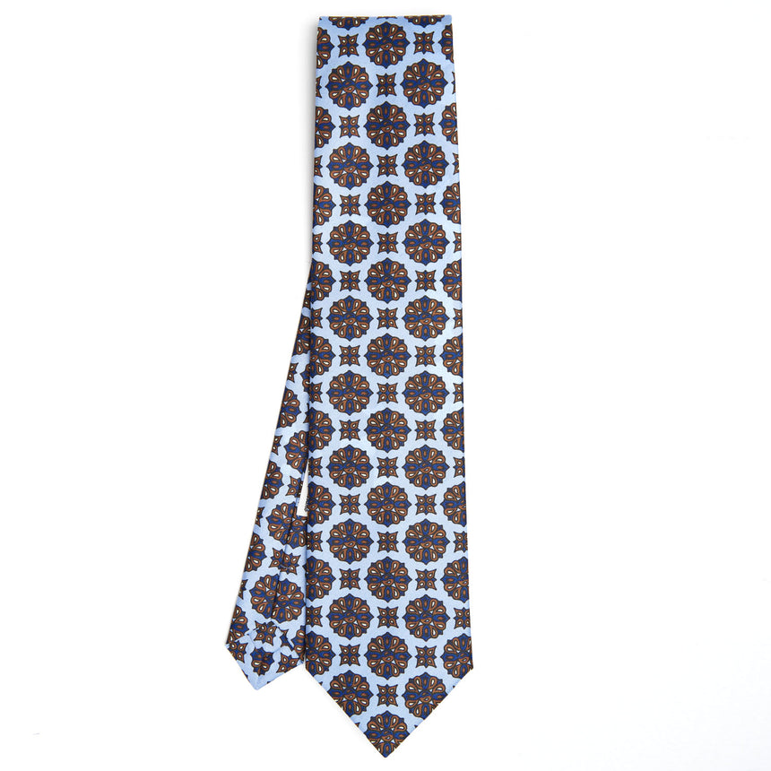 LIGHT BLUE SILK TIE