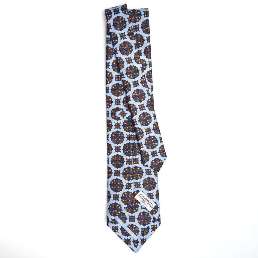 LIGHT BLUE SILK TIE