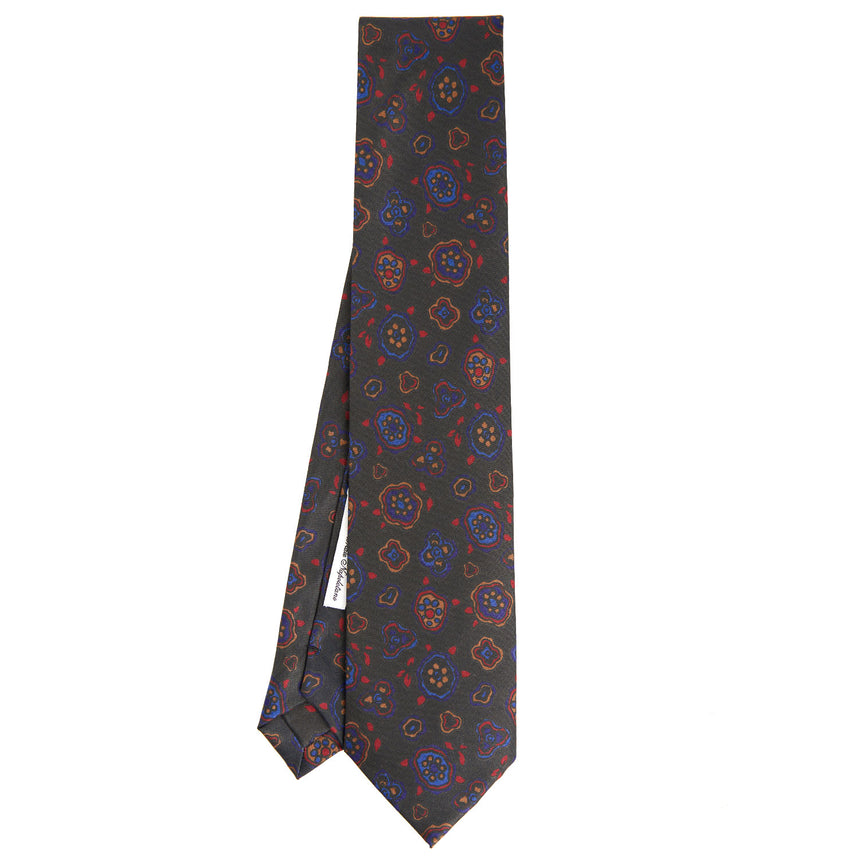 CRAVATTA IN SETA BLU SCURO