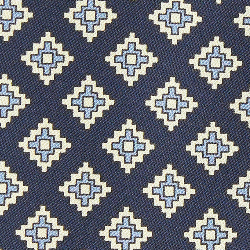 CRAVATTA IN SETA BLU SCURO