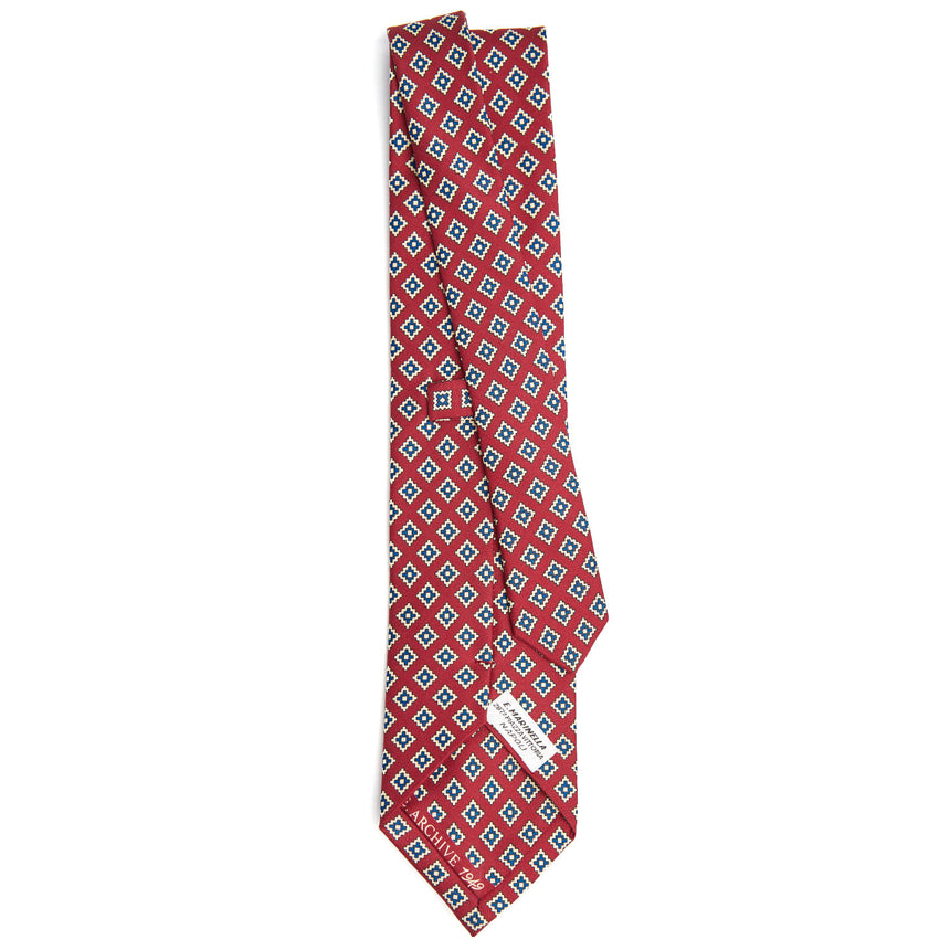 BURGUNDY SILK TIE