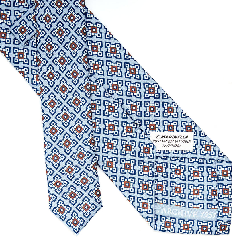 LIGHT BROWN SILK TIE