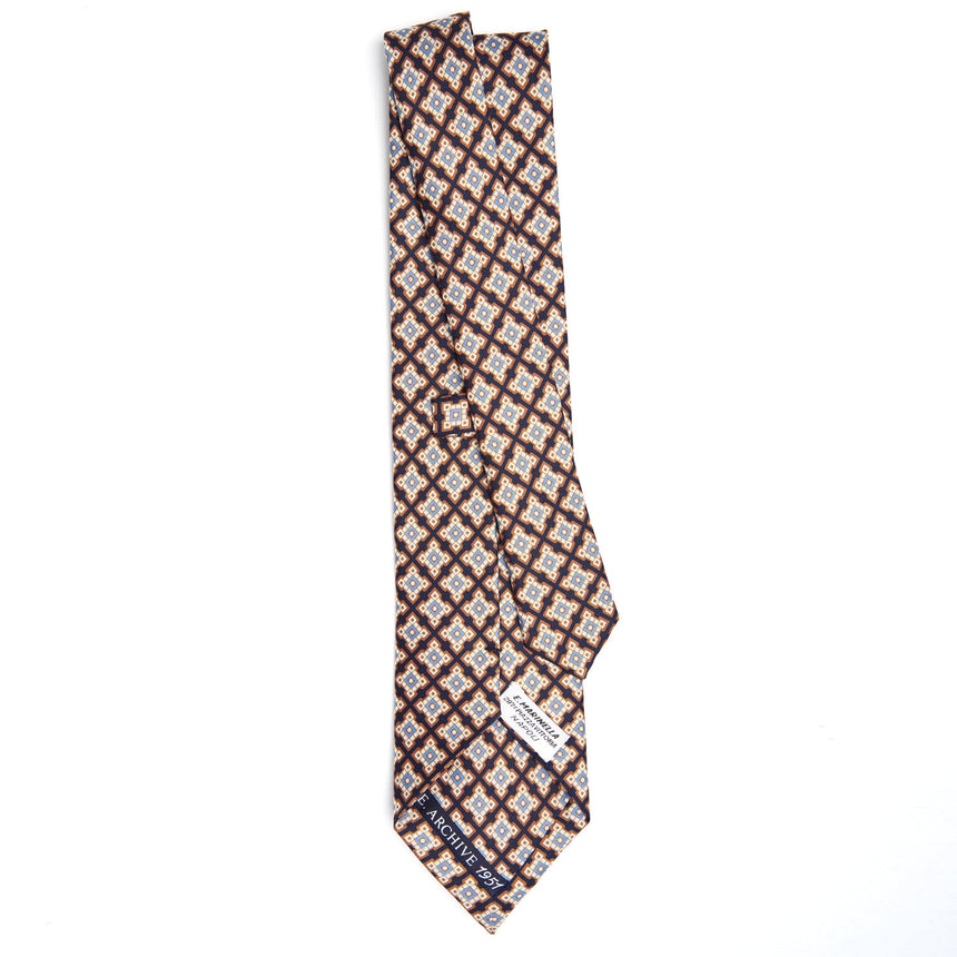 DARK BLUE SILK TIE