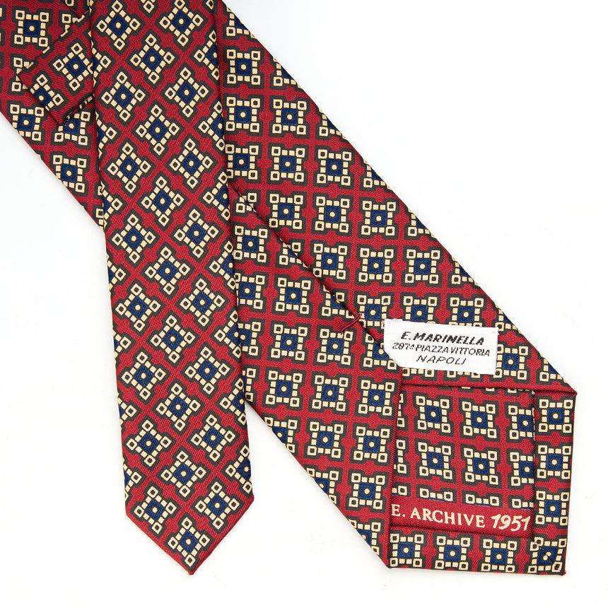 BURGUNDY SILK TIE