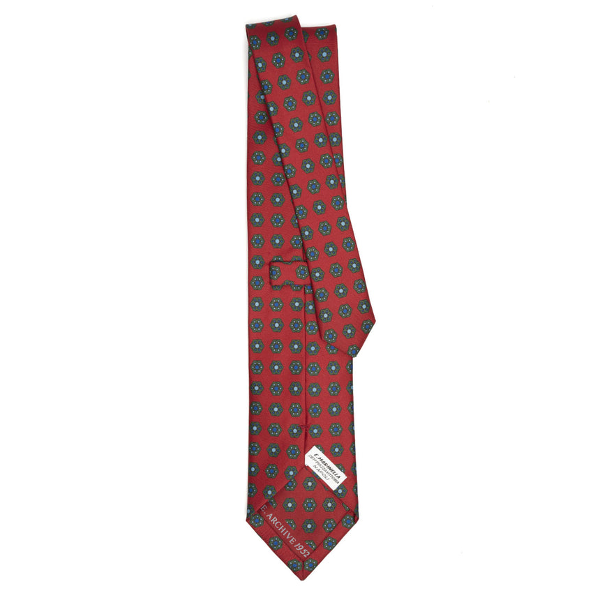 BURGUNDY SILK TIE