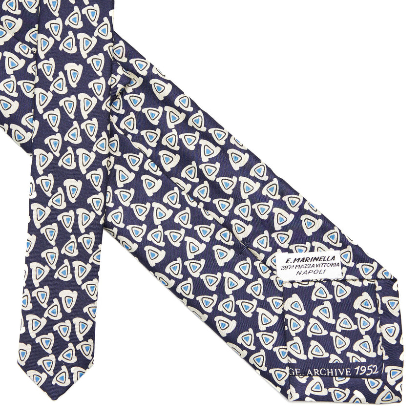 DARK BLUE SILK TIE