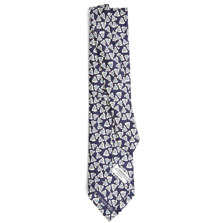 DARK BLUE SILK TIE