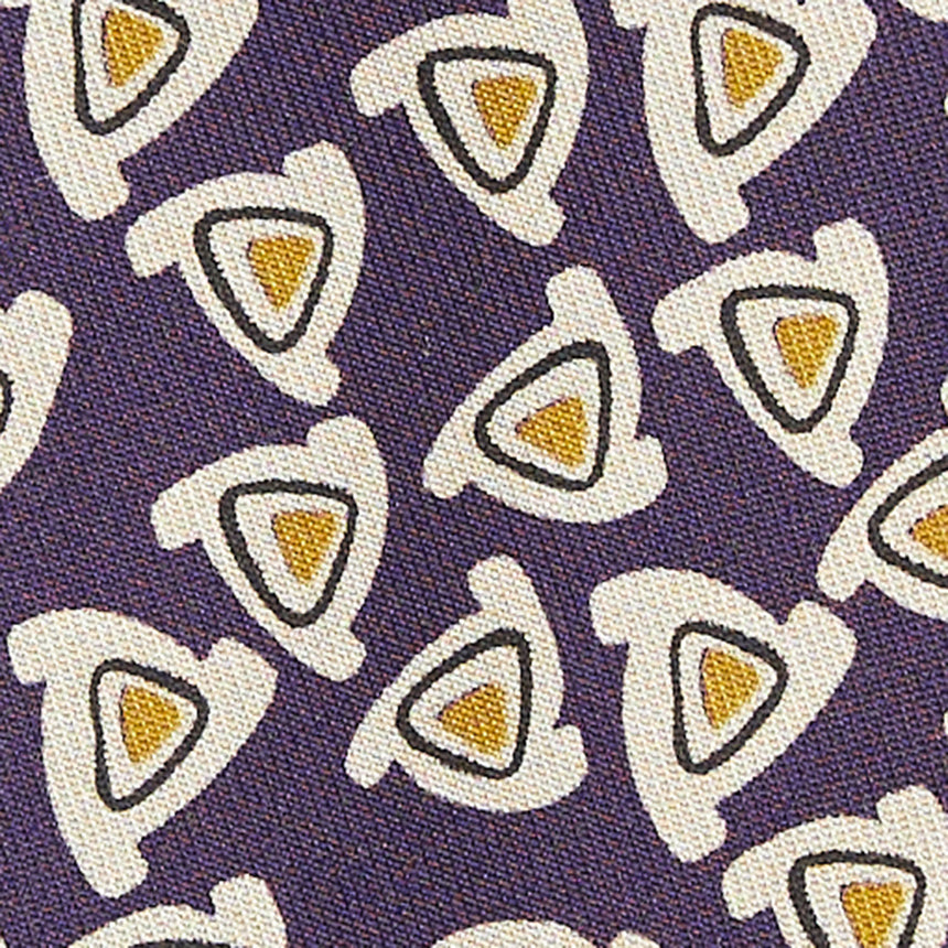 VIOLET SILK TIE