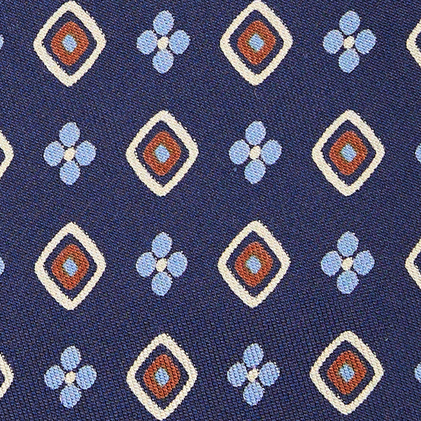 DARK BLUE SILK TIE
