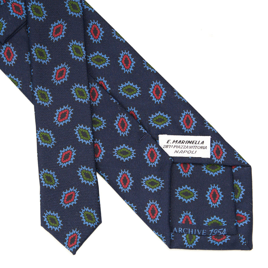 CRAVATTA IN SETA BLU SCURO