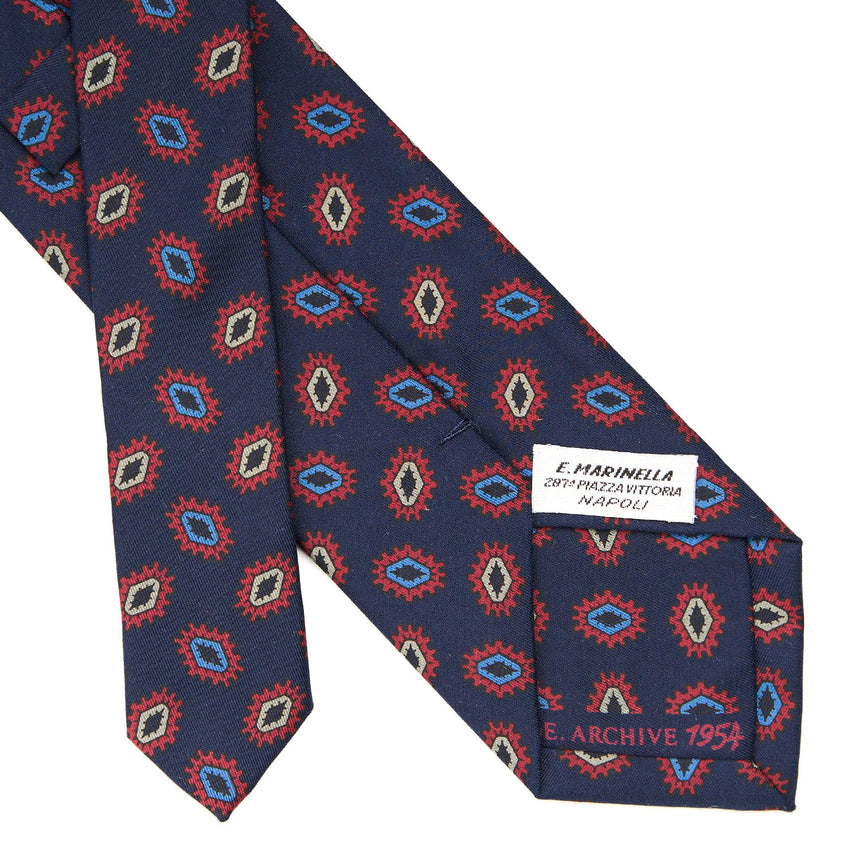 DARK BLUE SILK TIE