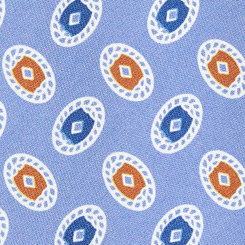 BLUE SILK TIE