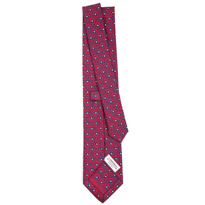 burgundy_silk_tie_archivio_collection_1958_02_full_back_view