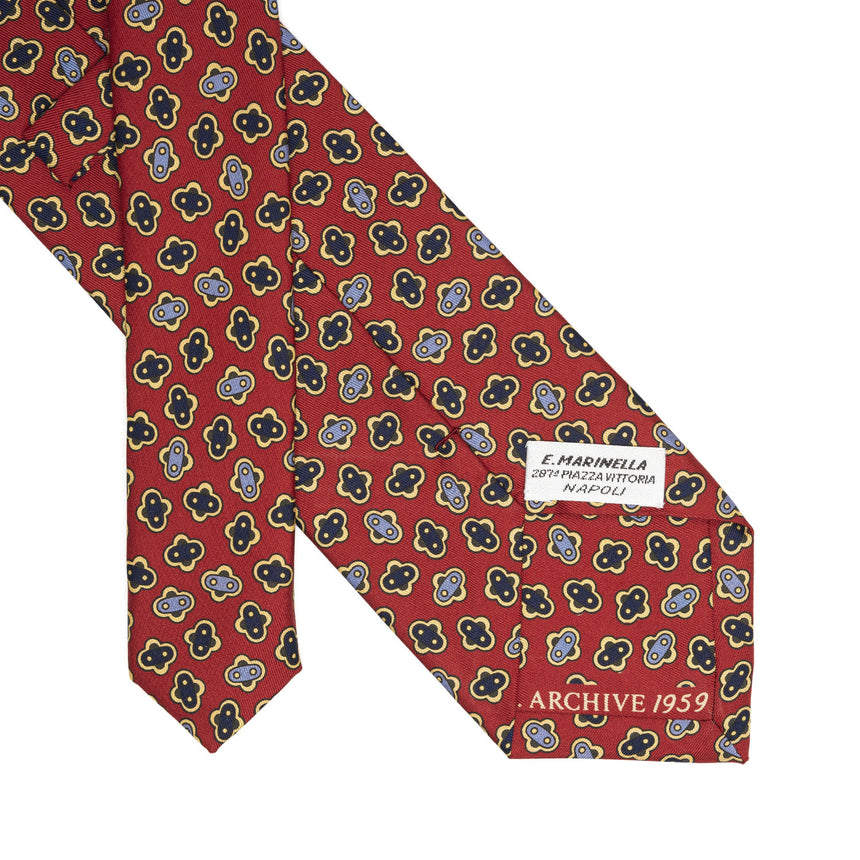 BURGUNDY SILK TIE