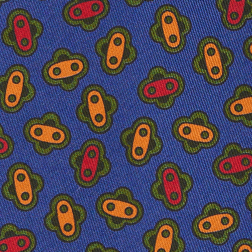 CRAVATTA IN SETA BLUETTE