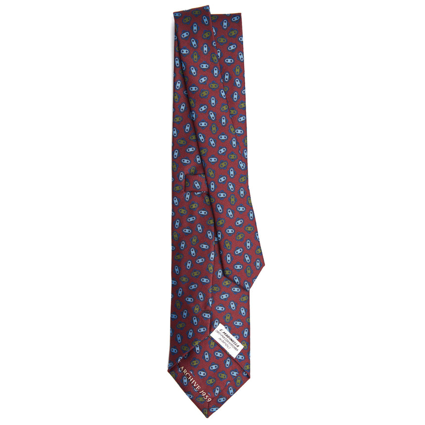 DARK BLU SILK TIE