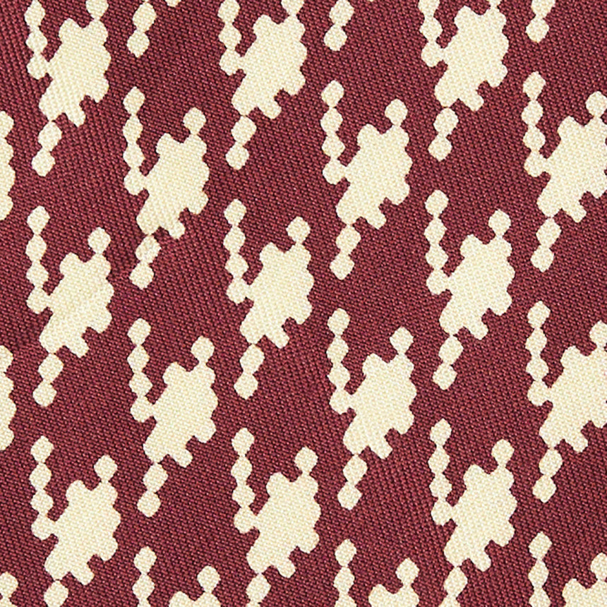 CRAVATTA IN SETA BORDEAUX