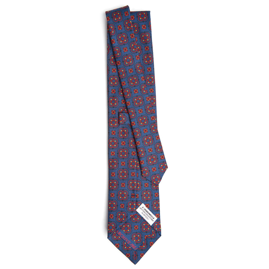 CRAVATTA IN SETA BLUETTE