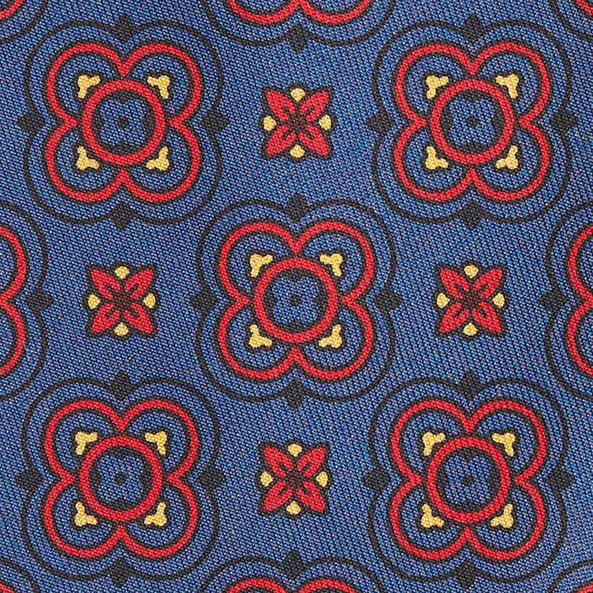 CRAVATTA IN SETA BLUETTE