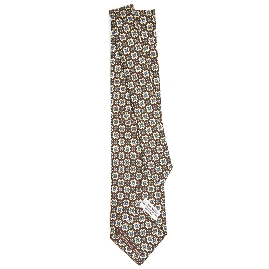 DARK BROWN SILK TIE