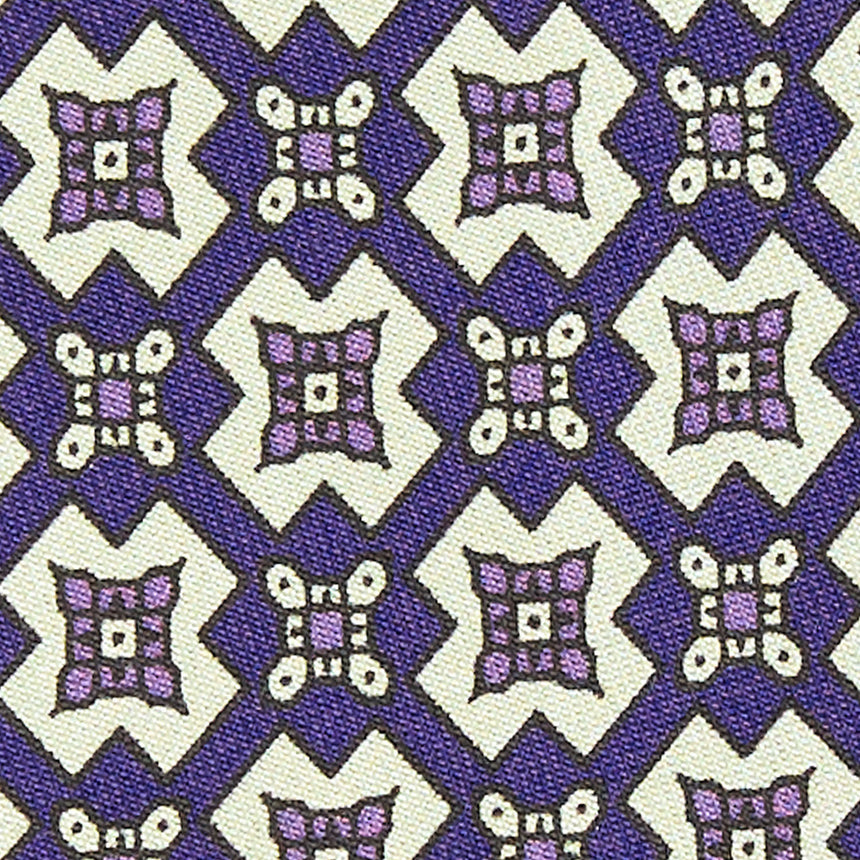 CRAVATTA IN SETA VIOLA