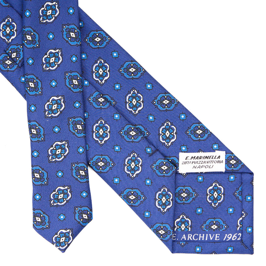 MID BLUE SILK TIE