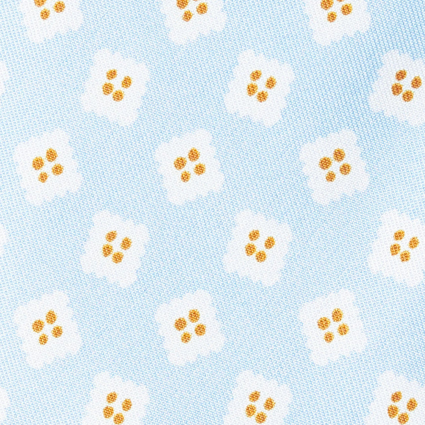 CRAVATTA IN SETA AZZURRA