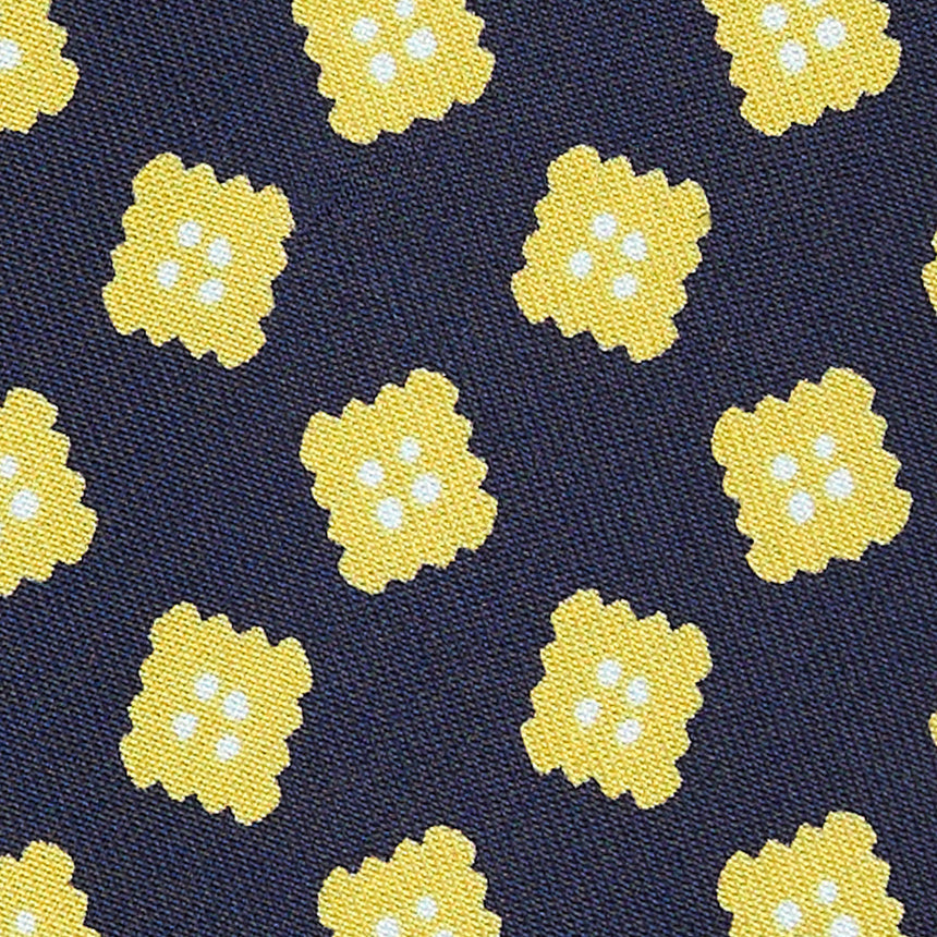 CRAVATTA IN SETA BLU SCURO