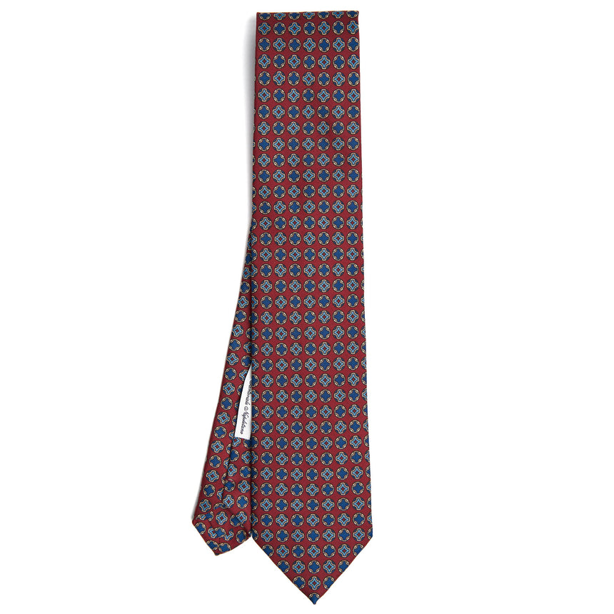 BURGUNDY SILK TIE