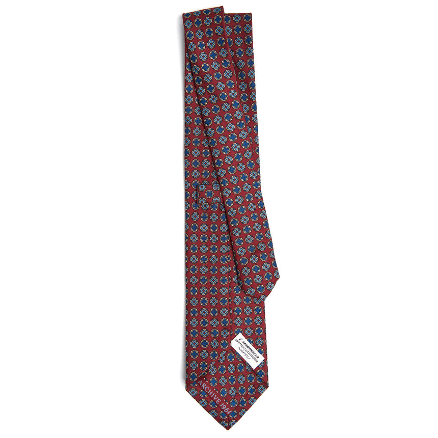 BURGUNDY SILK TIE