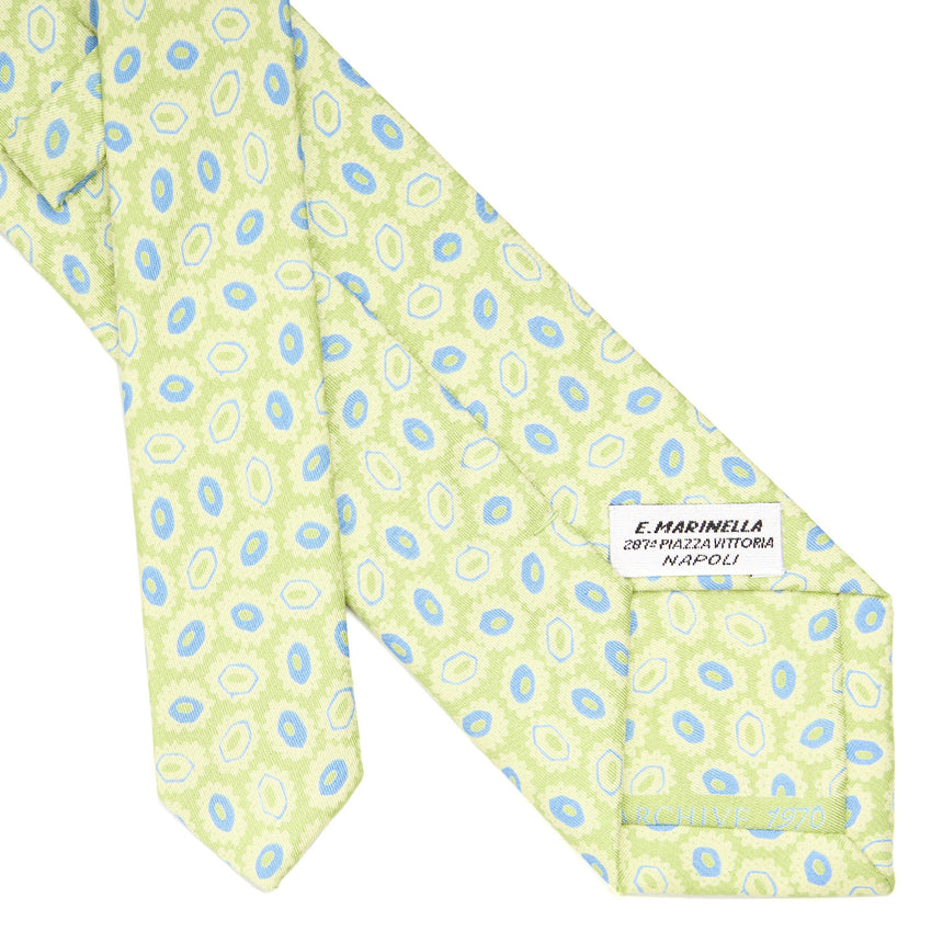 CRAVATTA IN SETA VERDE CHIARO