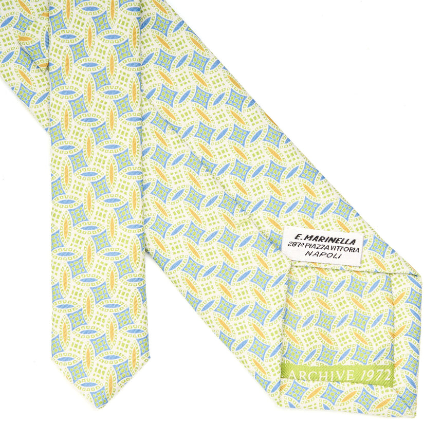 LIGHT GREEN SILK TIE