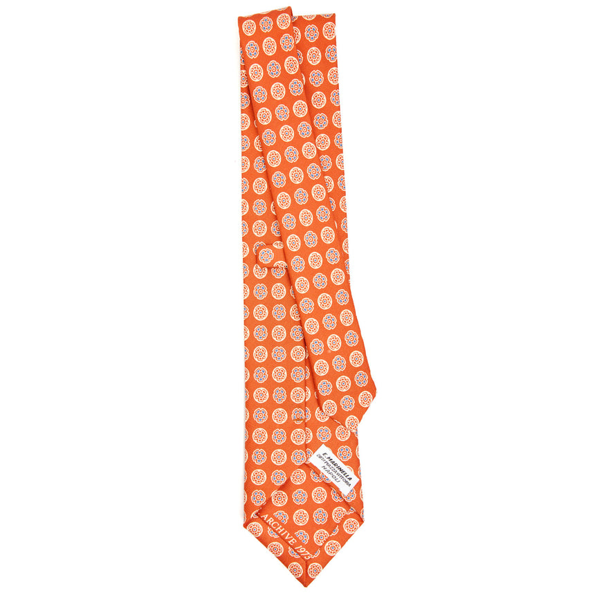 ORANGE SILK TIE