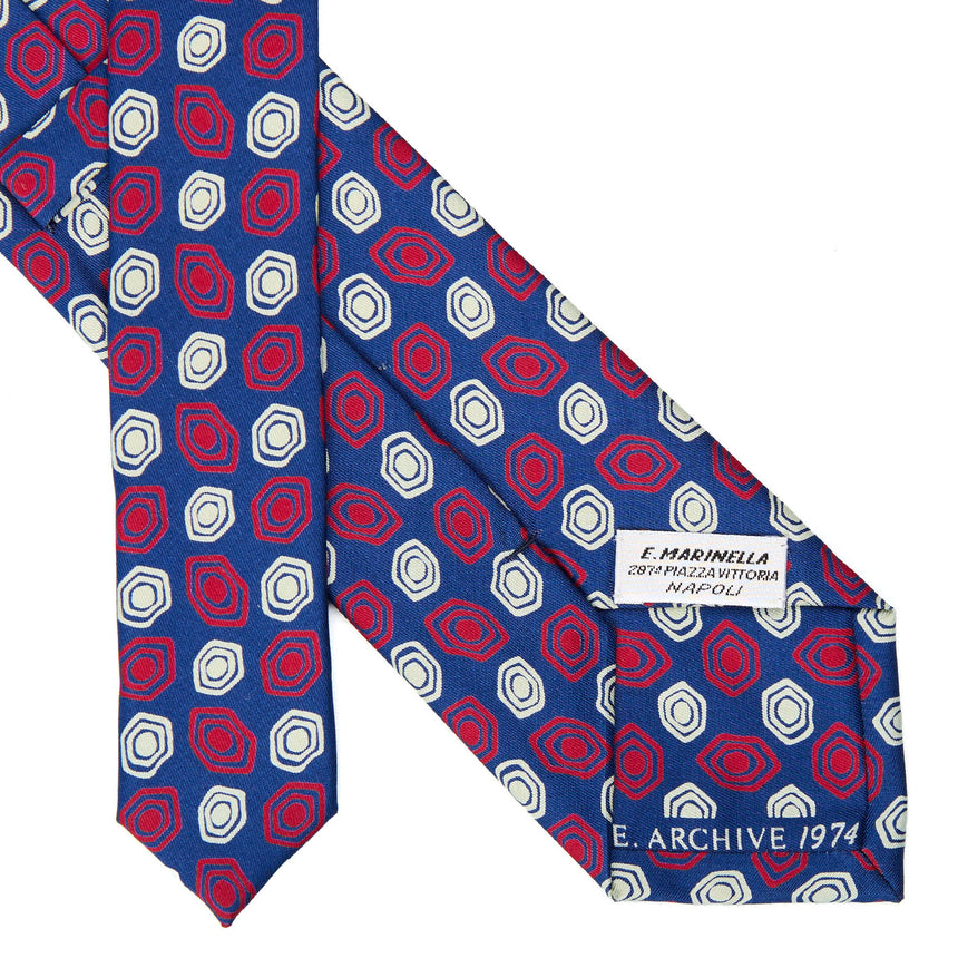 CRAVATTA IN SETA BLU