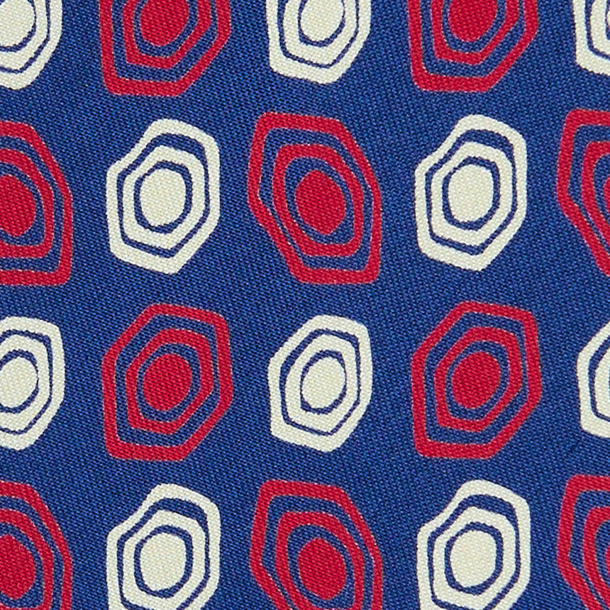 CRAVATTA IN SETA BLU