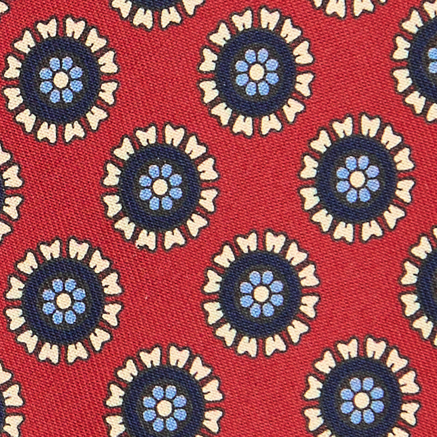 CRAVATTA IN SETA ROSSA