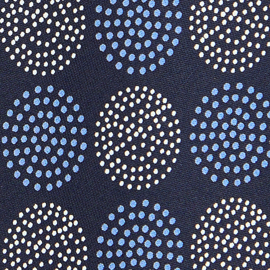 CRAVATTA IN SETA BLU