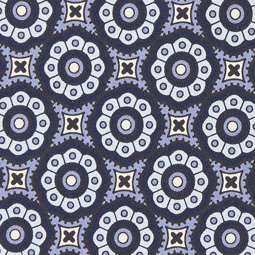 CRAVATTA IN SETA BLU SCURO