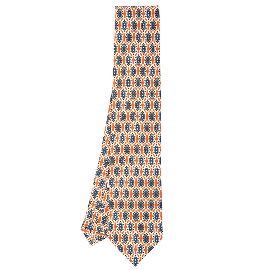 ORANGE SILK TIE
